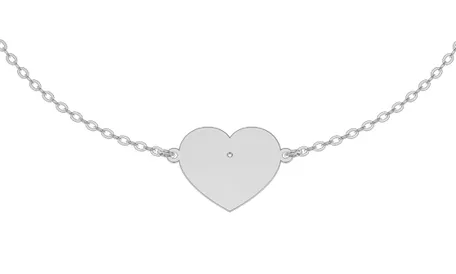 Náramok s diamantom Heart Love