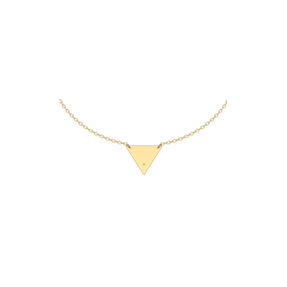 Náramok s diamantom Triangle Love