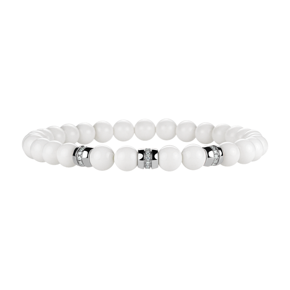 Náramok s diamantmi a achátmi Magic Jewel
