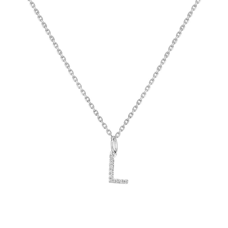 Prívesok s diamantmi Line Glitter  L