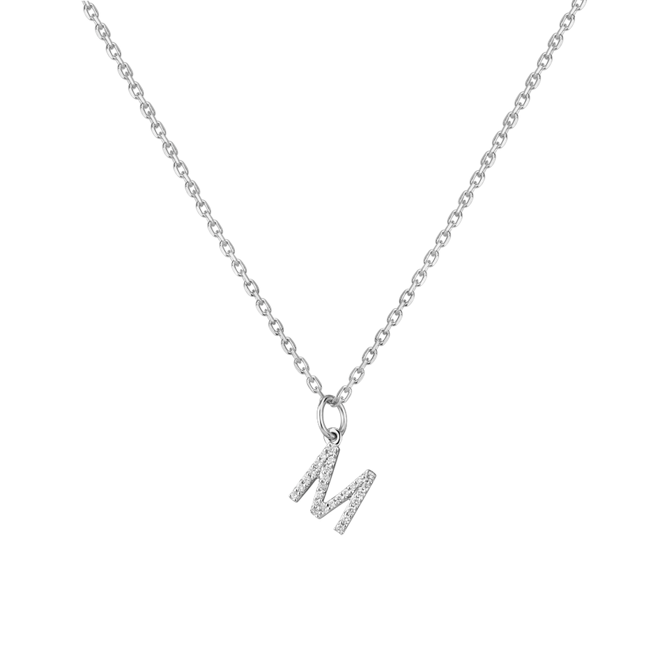 Prívesok s diamantmi Line Glitter  M