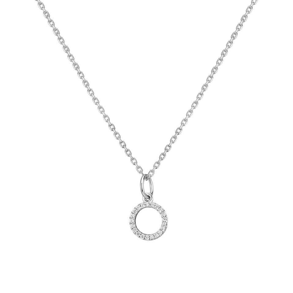 Prívesok s diamantmi Line Glitter  O