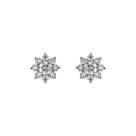 Náušnice s diamantmi Celestial Romance