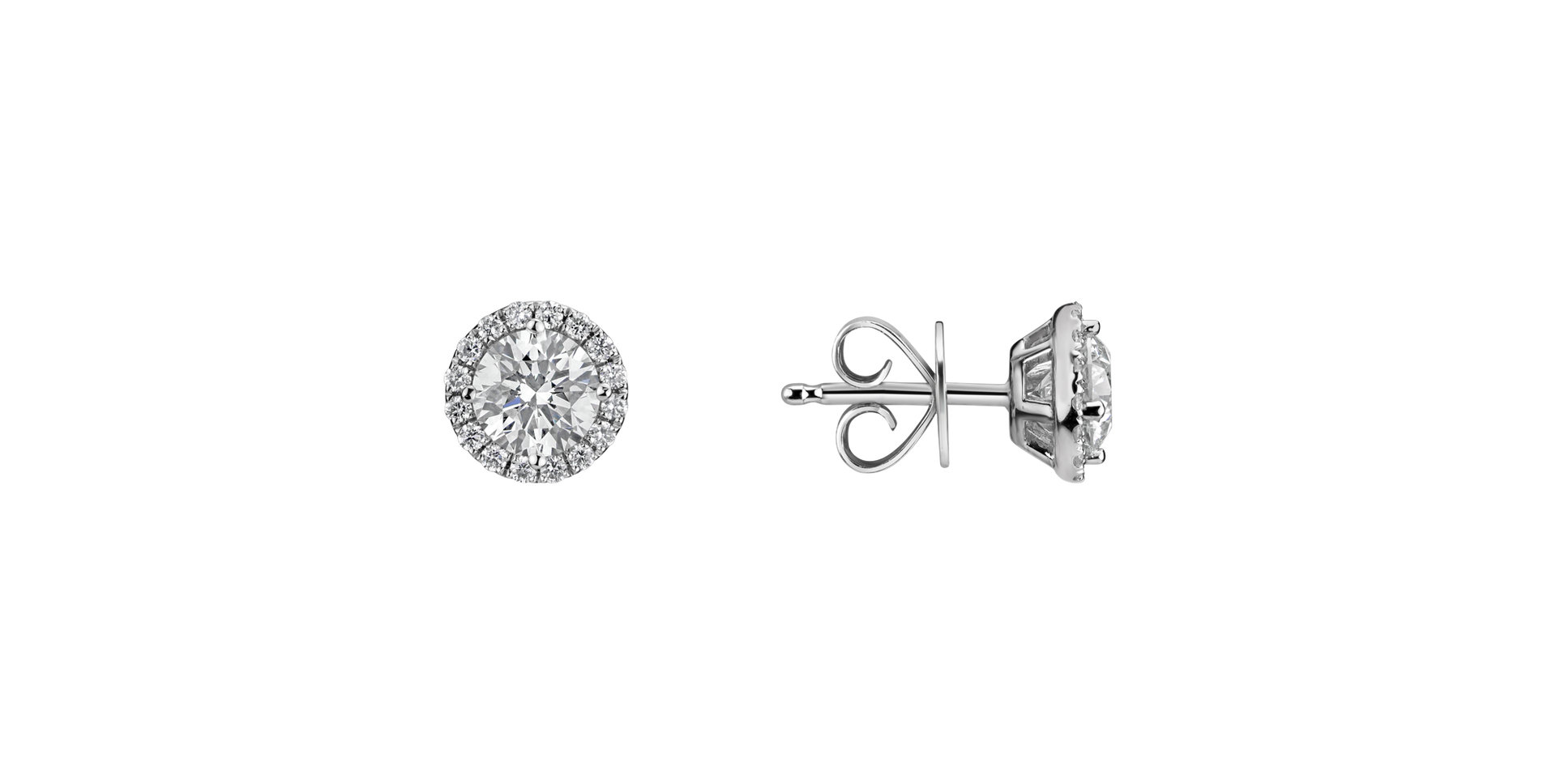 Náušnice s diamantmi Essential Spark