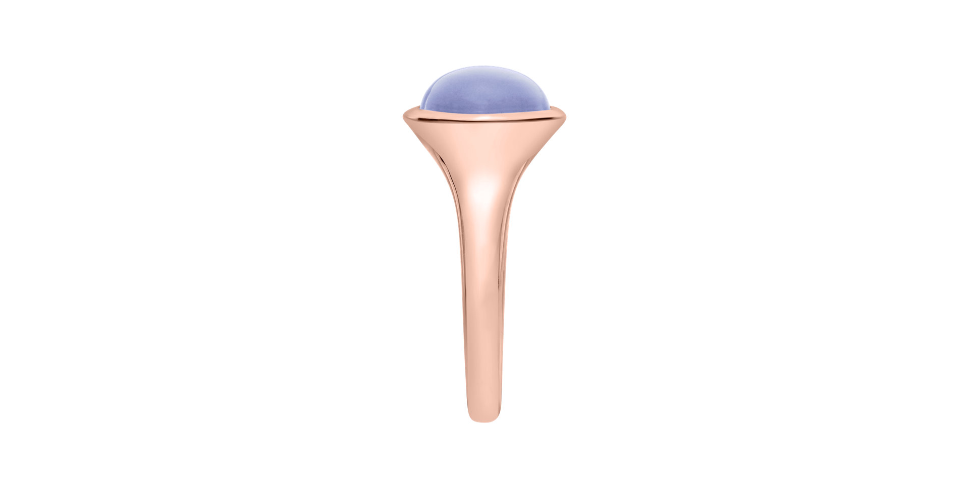Prsteň s chalcedónom blue Bonbon
