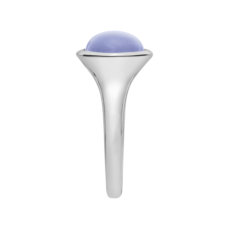 Prsteň s chalcedónom blue Bonbon