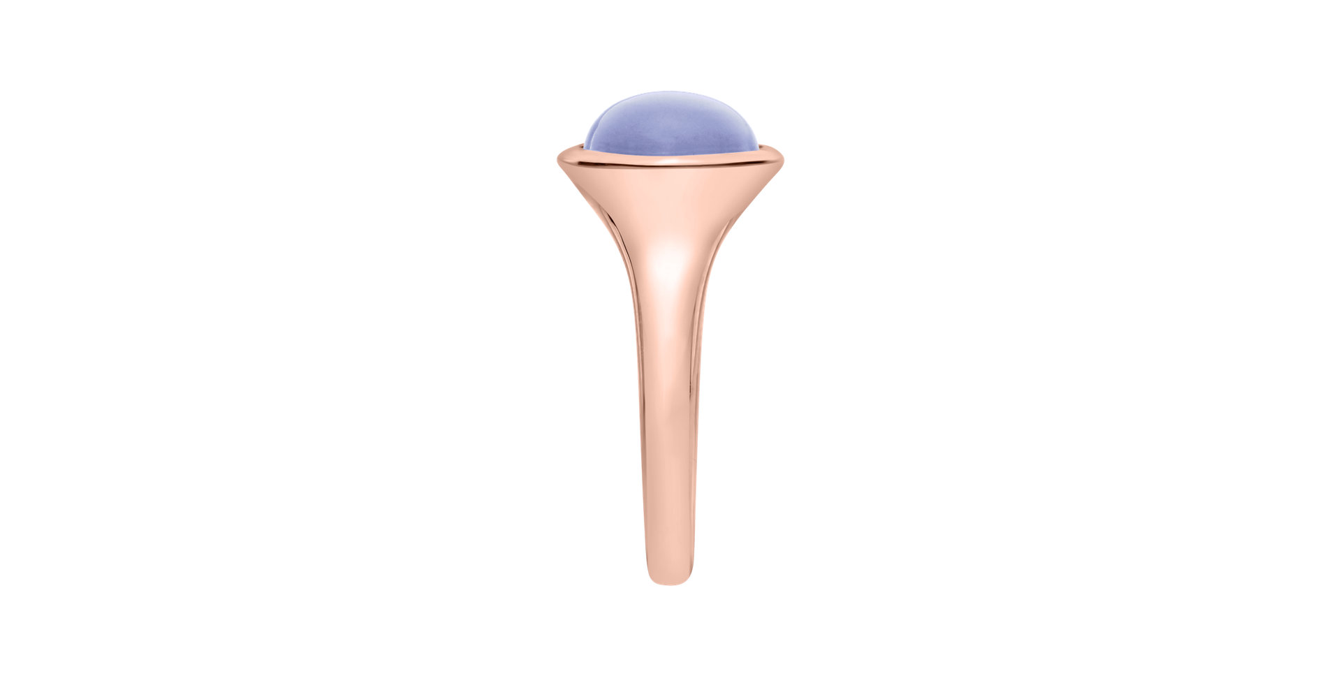 Prsteň s chalcedónom blue Bonbon
