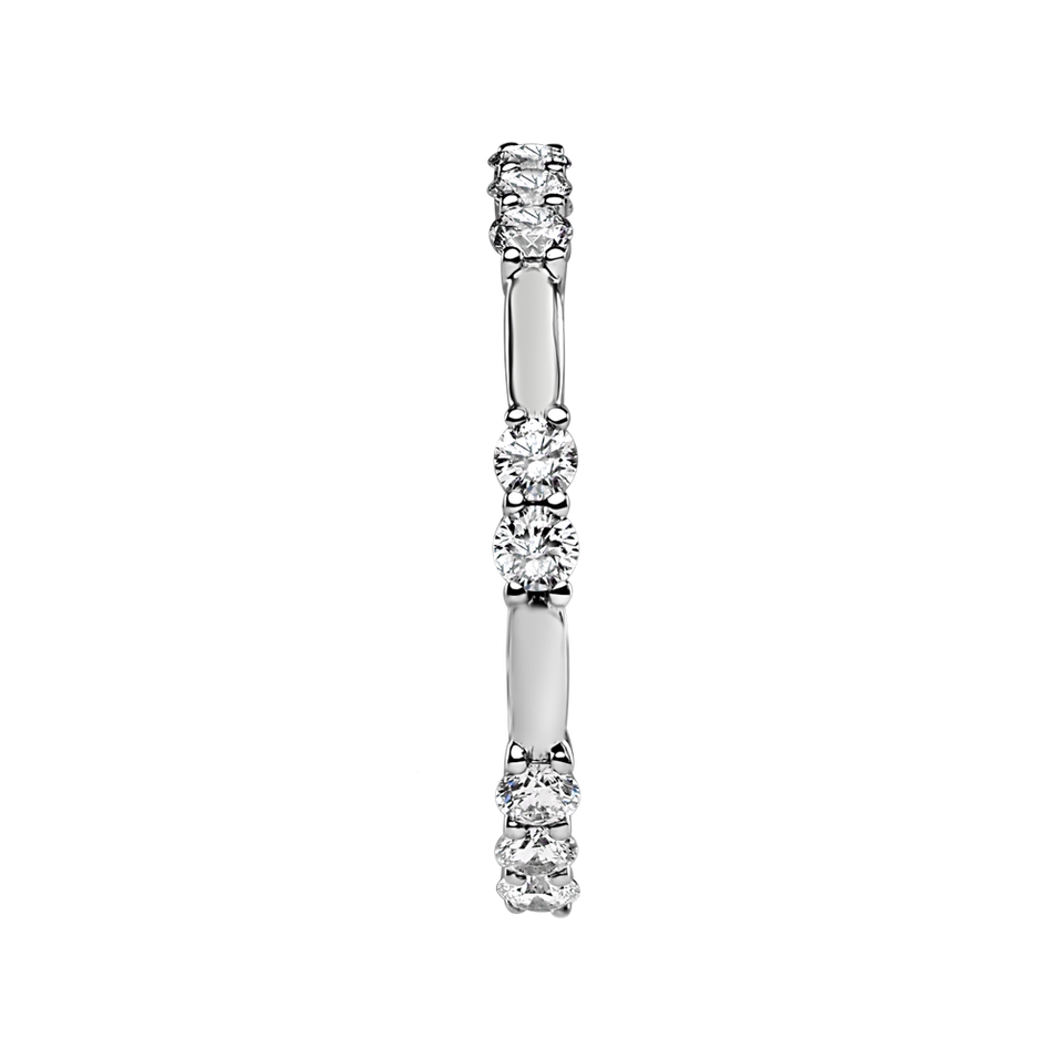 Prsteň s diamantmi Triple Galaxy