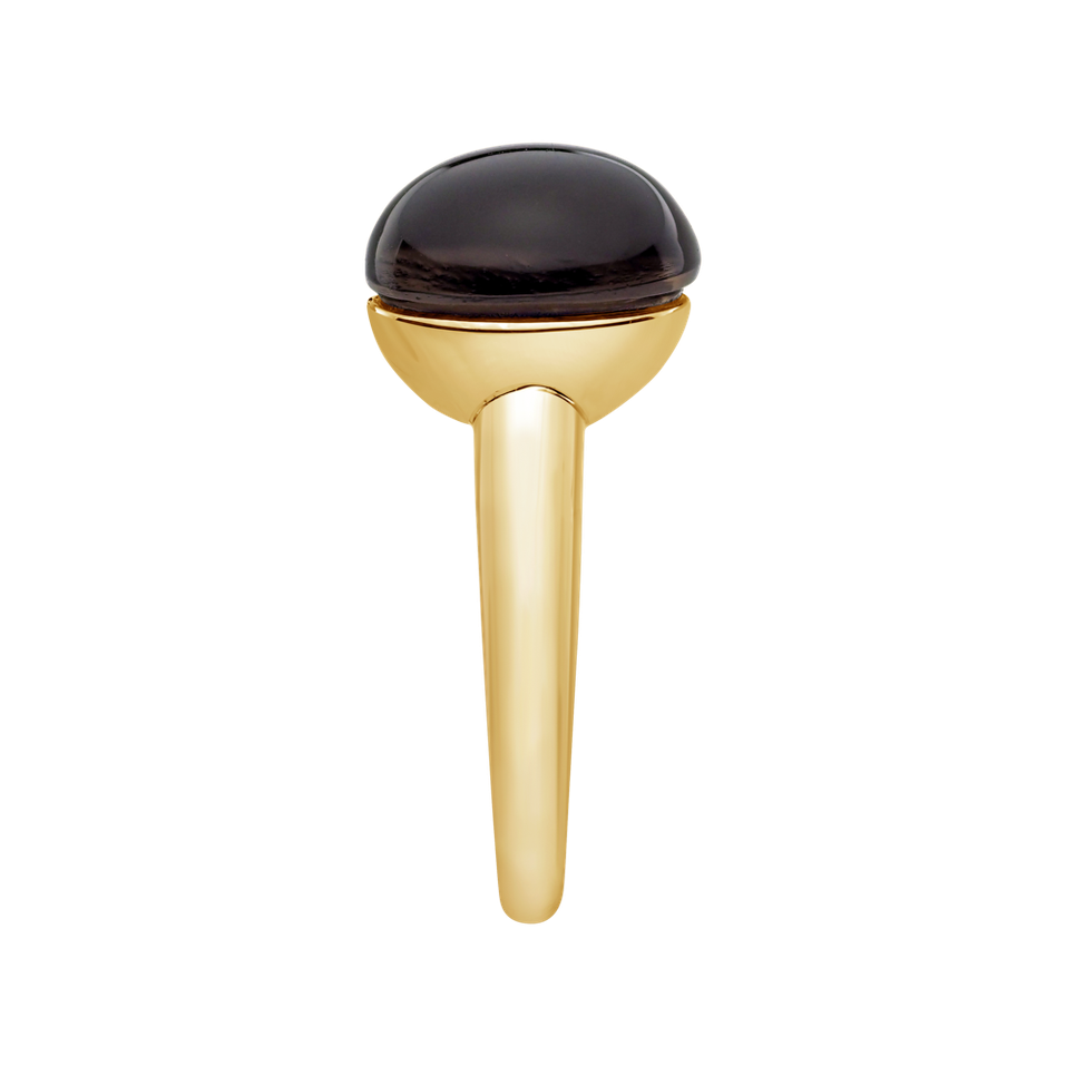 Prsteň so smoky quartzom Bonbon