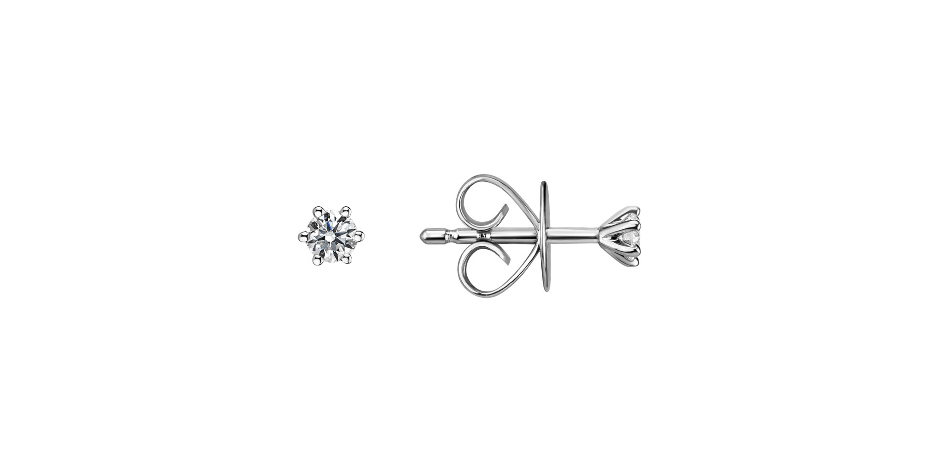 Náušnice s diamantom Essential Sparks