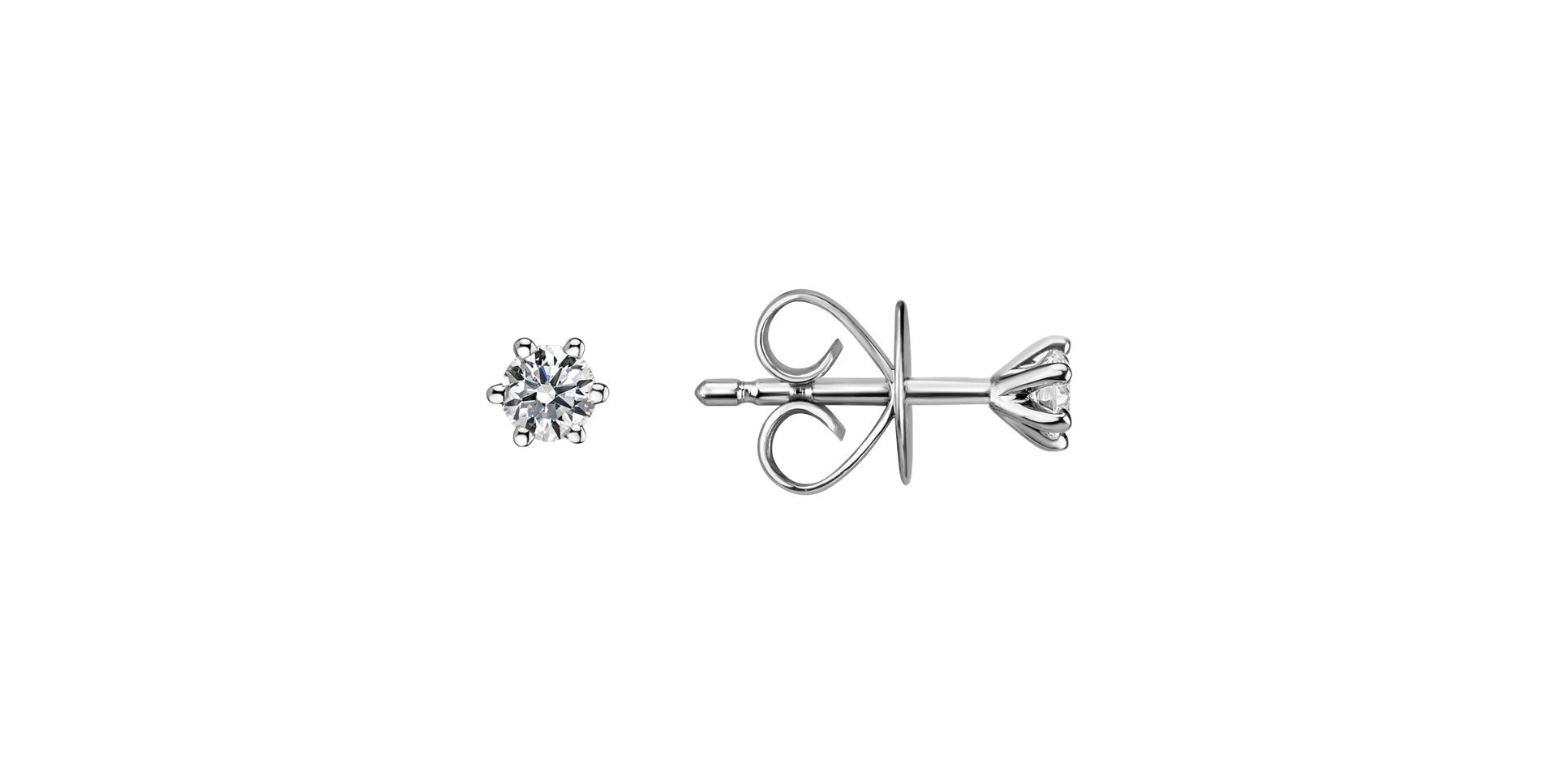 Náušnice s diamantom Essential Sparks