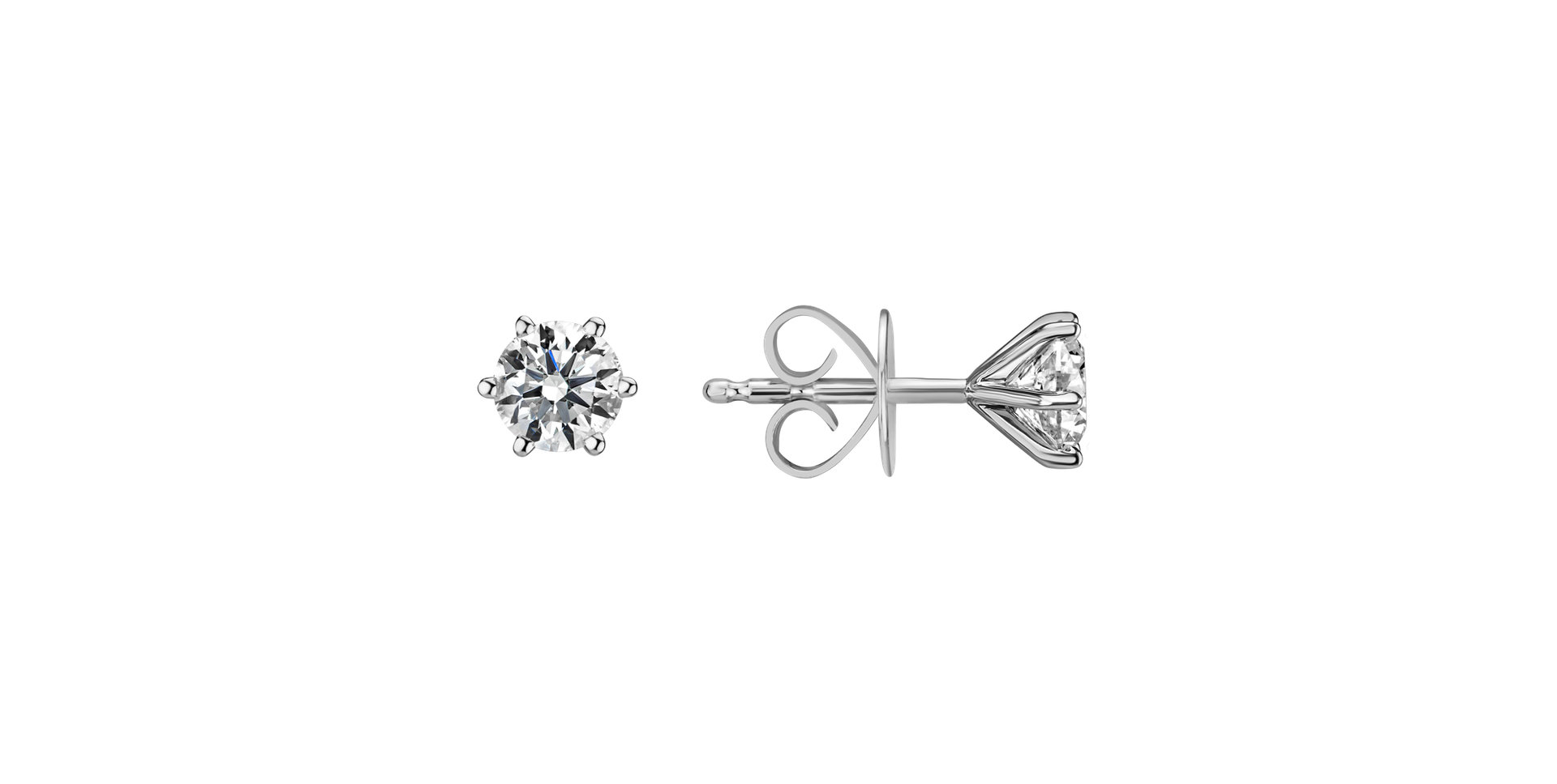 Náušnice s diamantom Essential Sparks