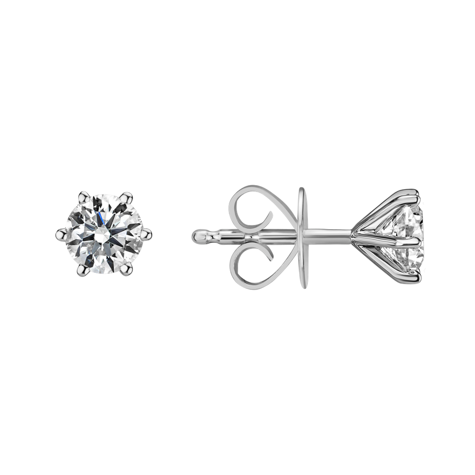 Náušnice s diamantom Essential Sparks