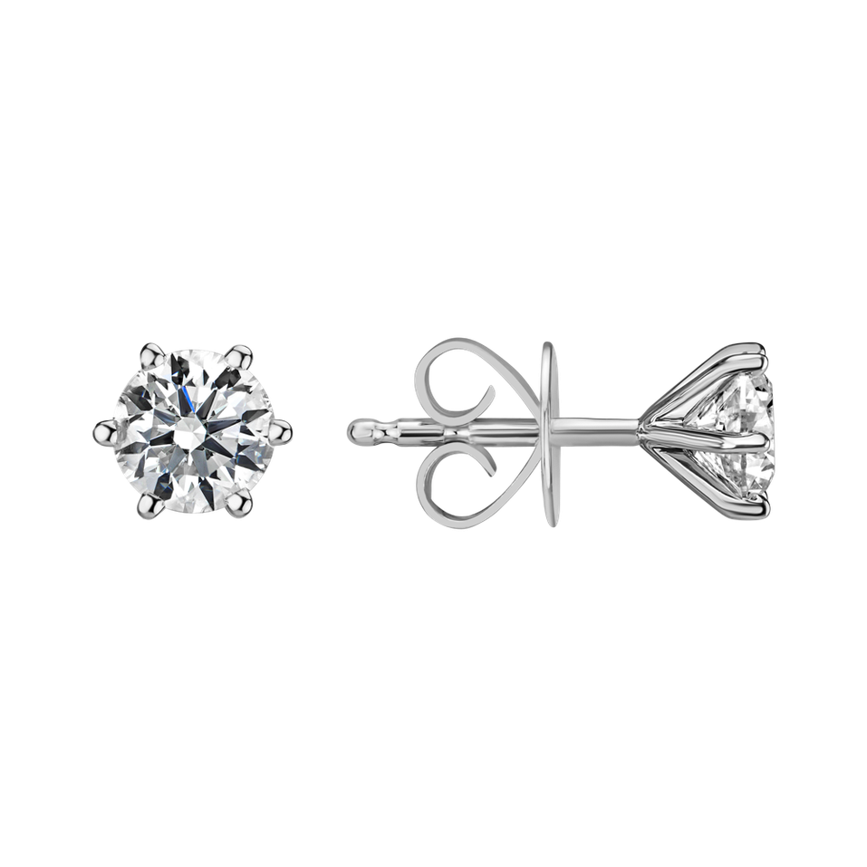Náušnice s diamantom Essential Sparks
