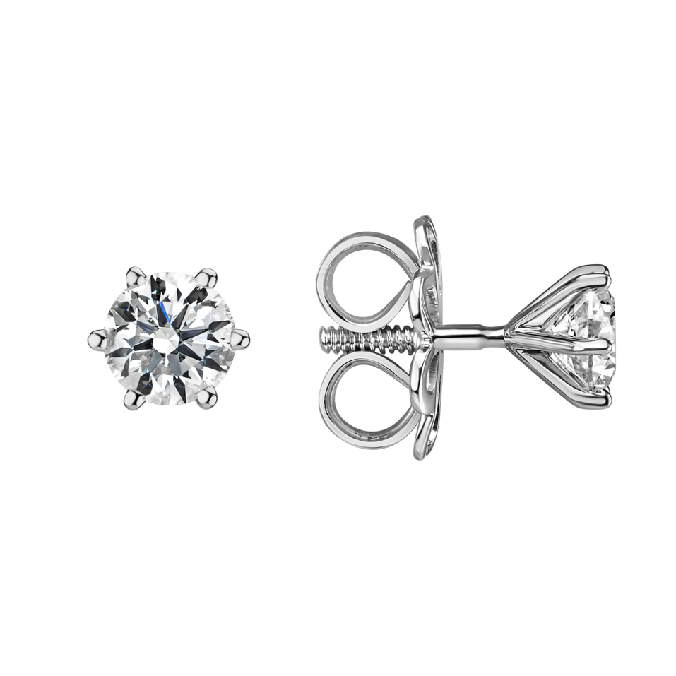 Náušnice s diamantom Essential Sparks