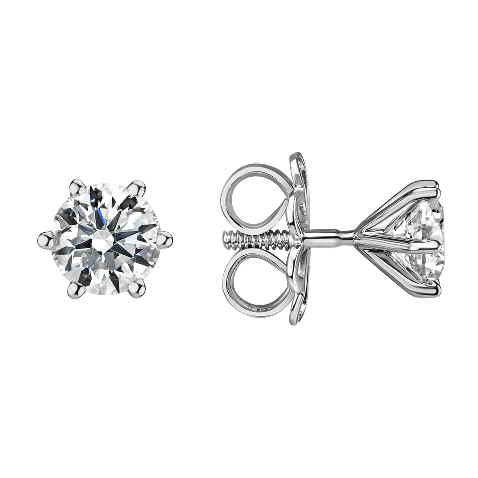 Náušnice s diamantom Essential Sparks