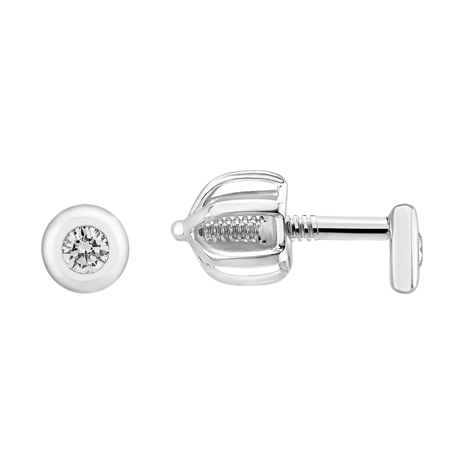 Náušnice s diamantom Amazing Heaven