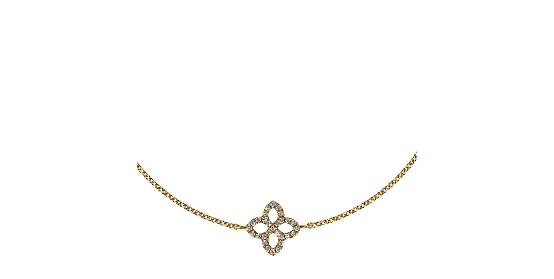 Náramok s diamantmi Glamorous Petals