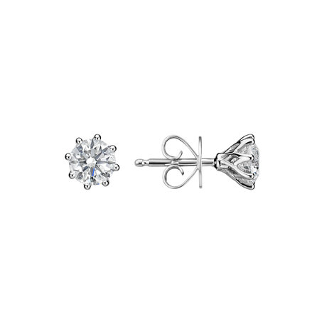 Náušnice s diamantom Essential Sparks