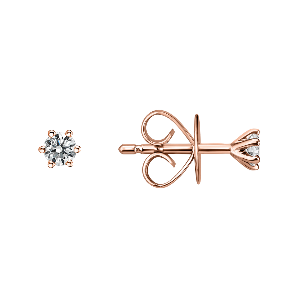 Náušnice s diamantom Essential Sparks
