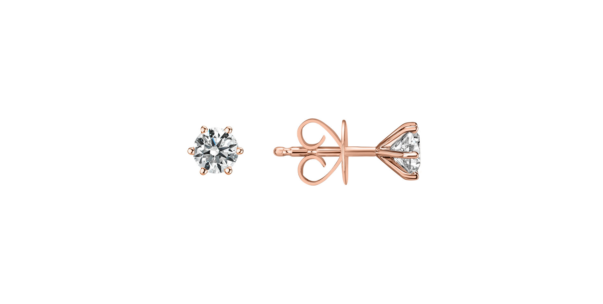 Náušnice s diamantom Essential Sparks