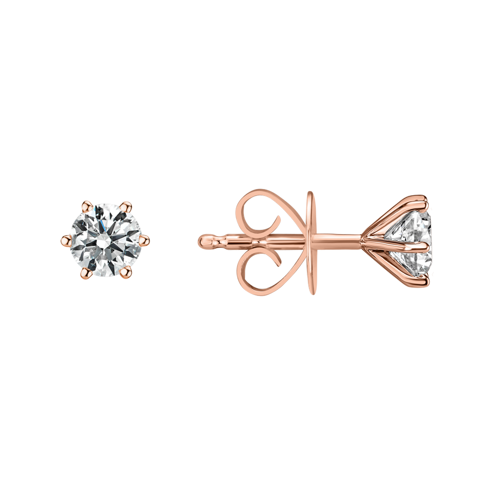 Náušnice s diamantom Essential Sparks