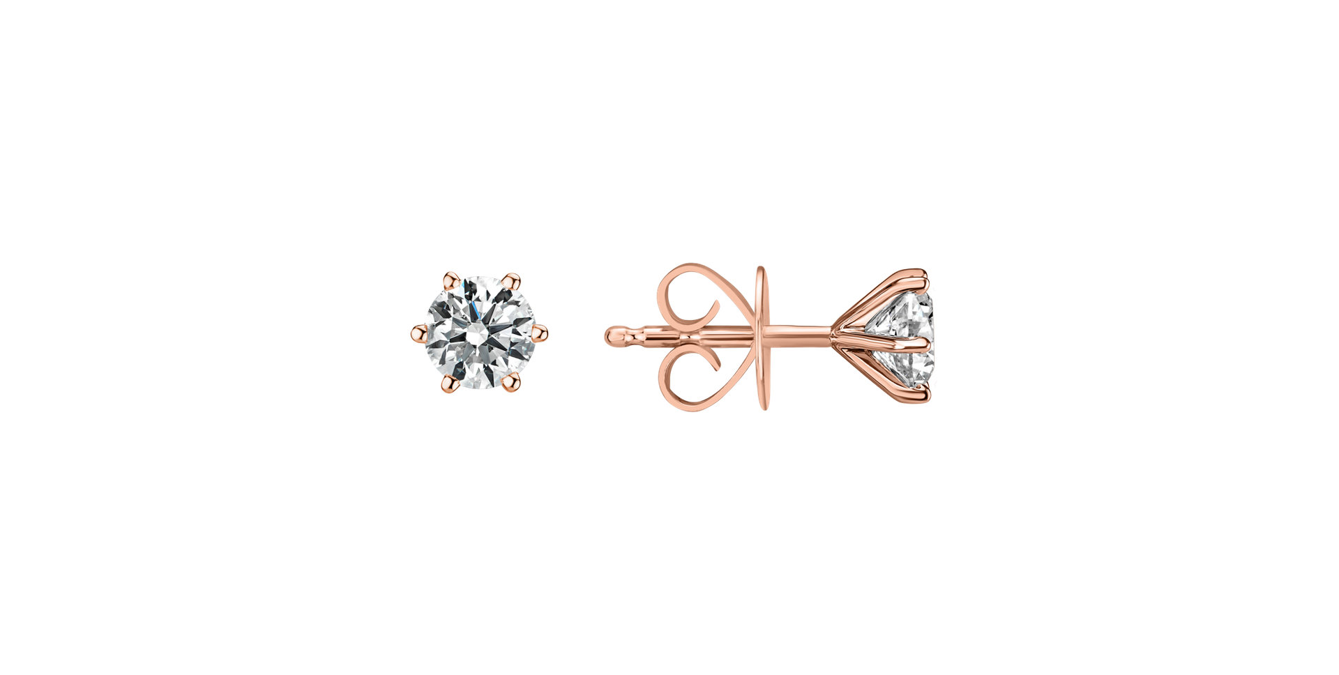 Náušnice s diamantom Essential Sparks