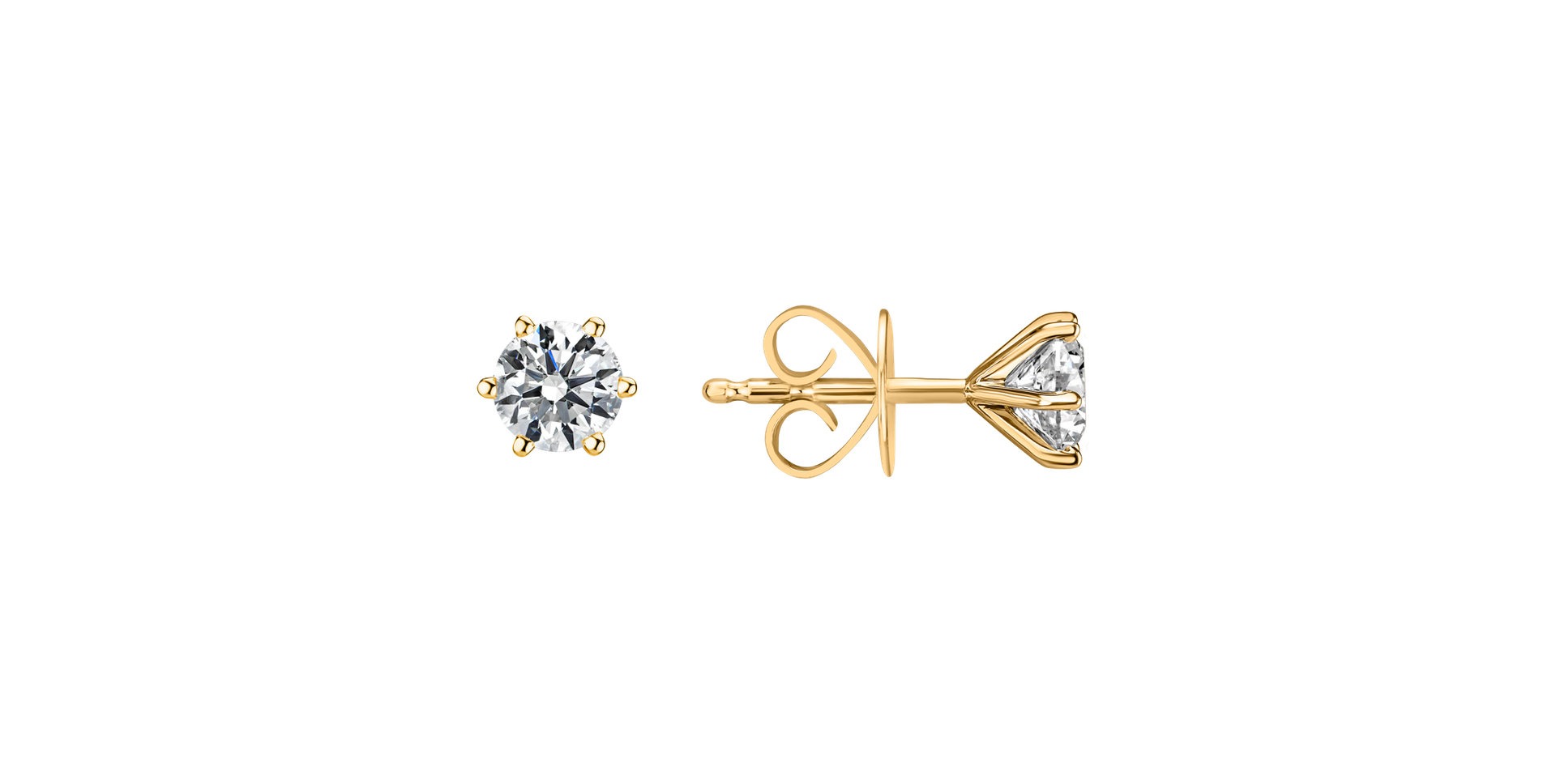 Náušnice s diamantom Essential Sparks