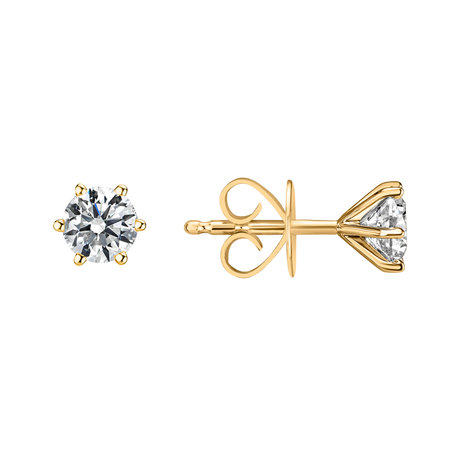Náušnice s diamantom Essential Sparks