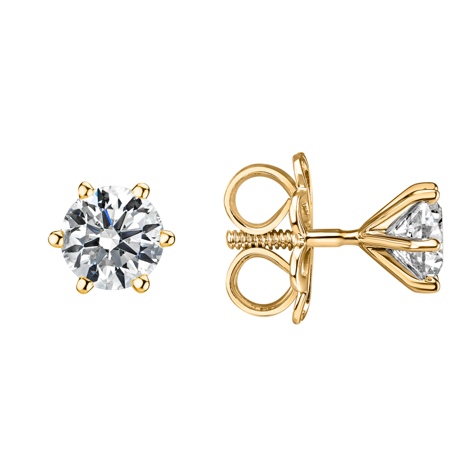 Náušnice s diamantom Essential Sparks