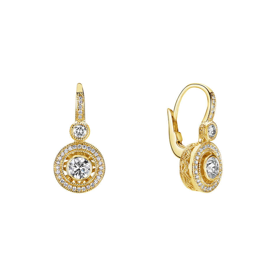 Náušnice s diamantmi Monarch Love