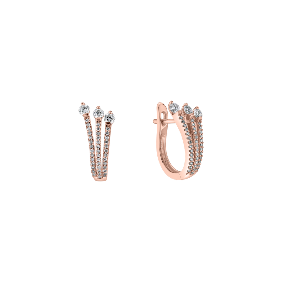 Náušnice s diamantmi Dream Secret