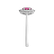 Prsteň s diamantmi a rubínom Princess3