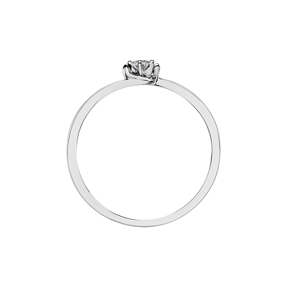 Prsteň s diamantom Love Symetry