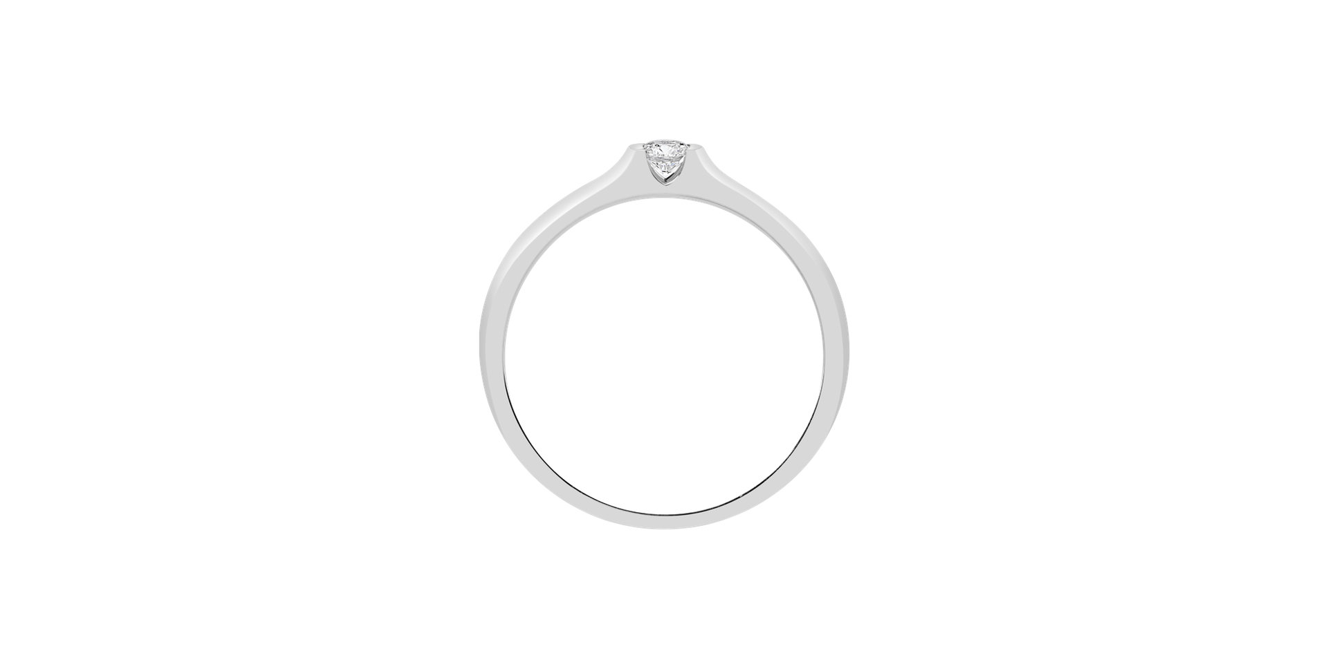 Prsteň s diamantom Brilliant Love