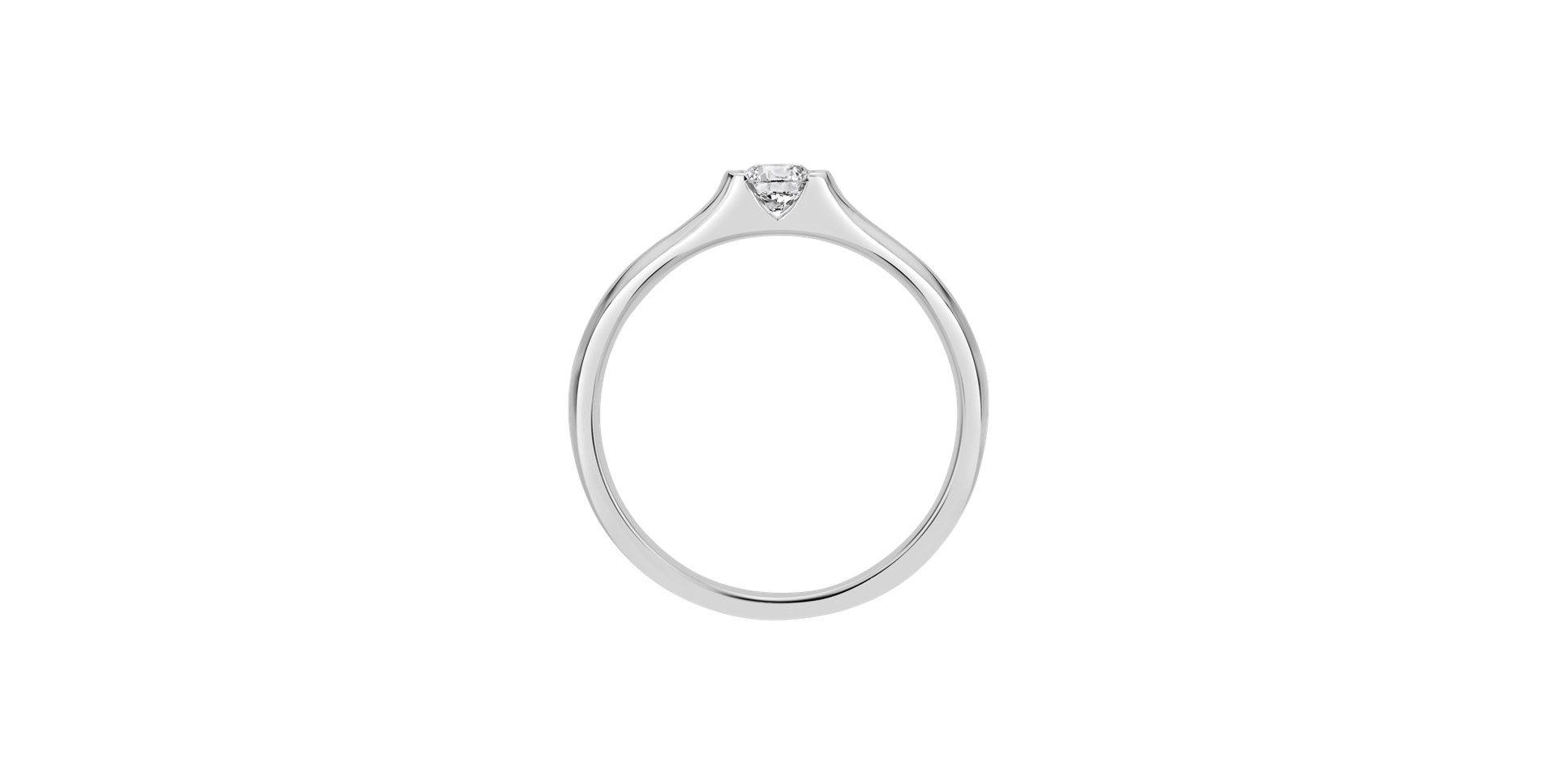 Prsteň s diamantom Brilliant Love
