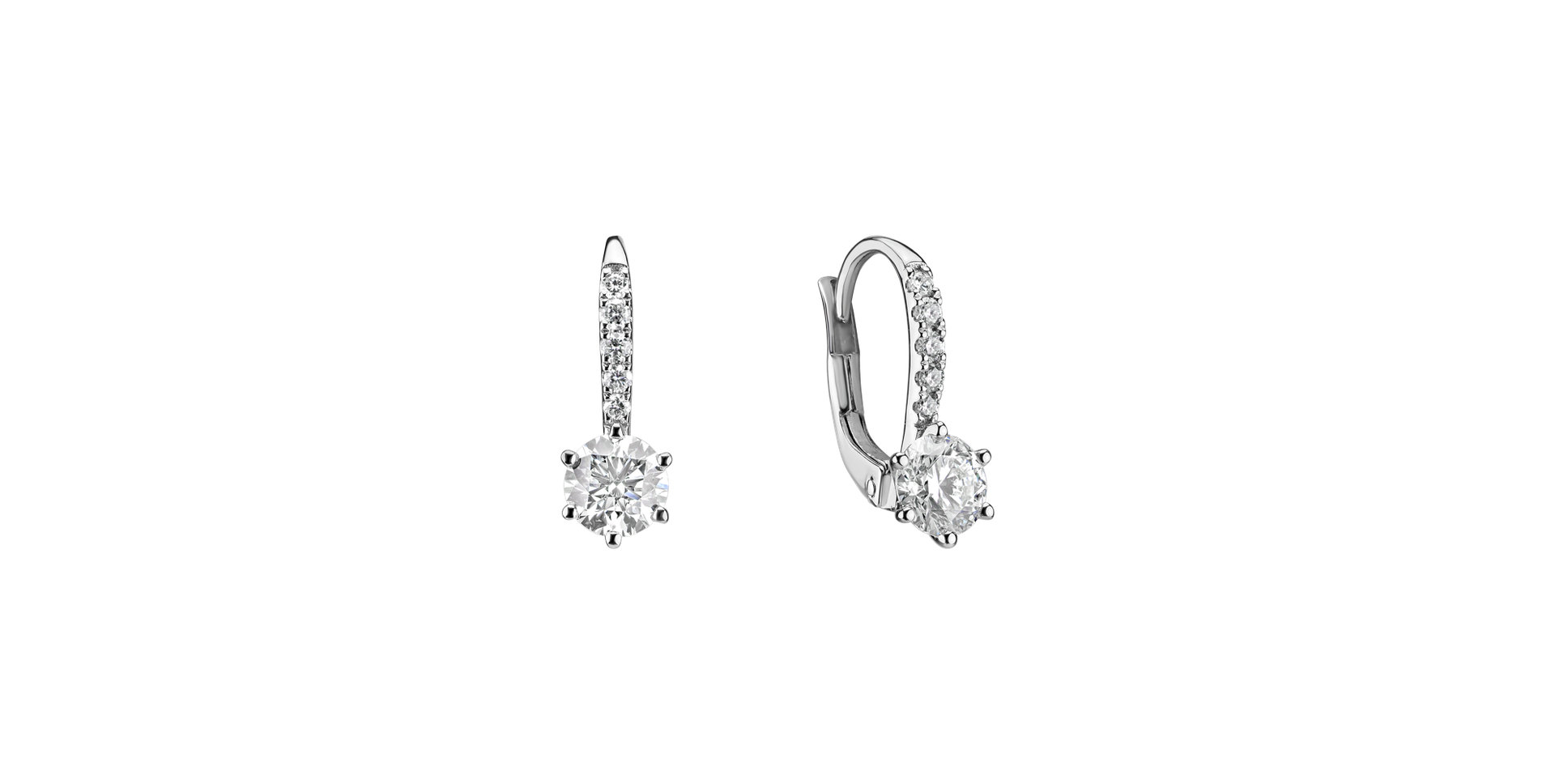 Náušnice s diamantmi Essential Glow