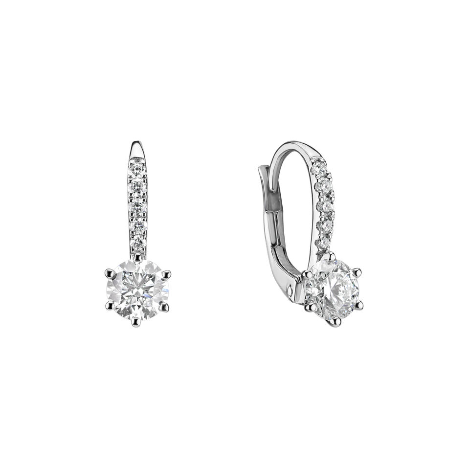 Náušnice s diamantmi Essential Glow