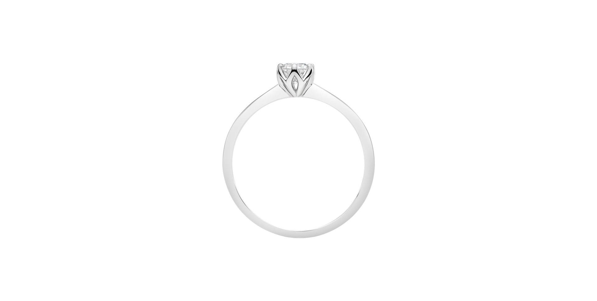 Prsteň s diamantom Glory