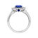 Prsteň s tanzanitom a diamantmi Princess3