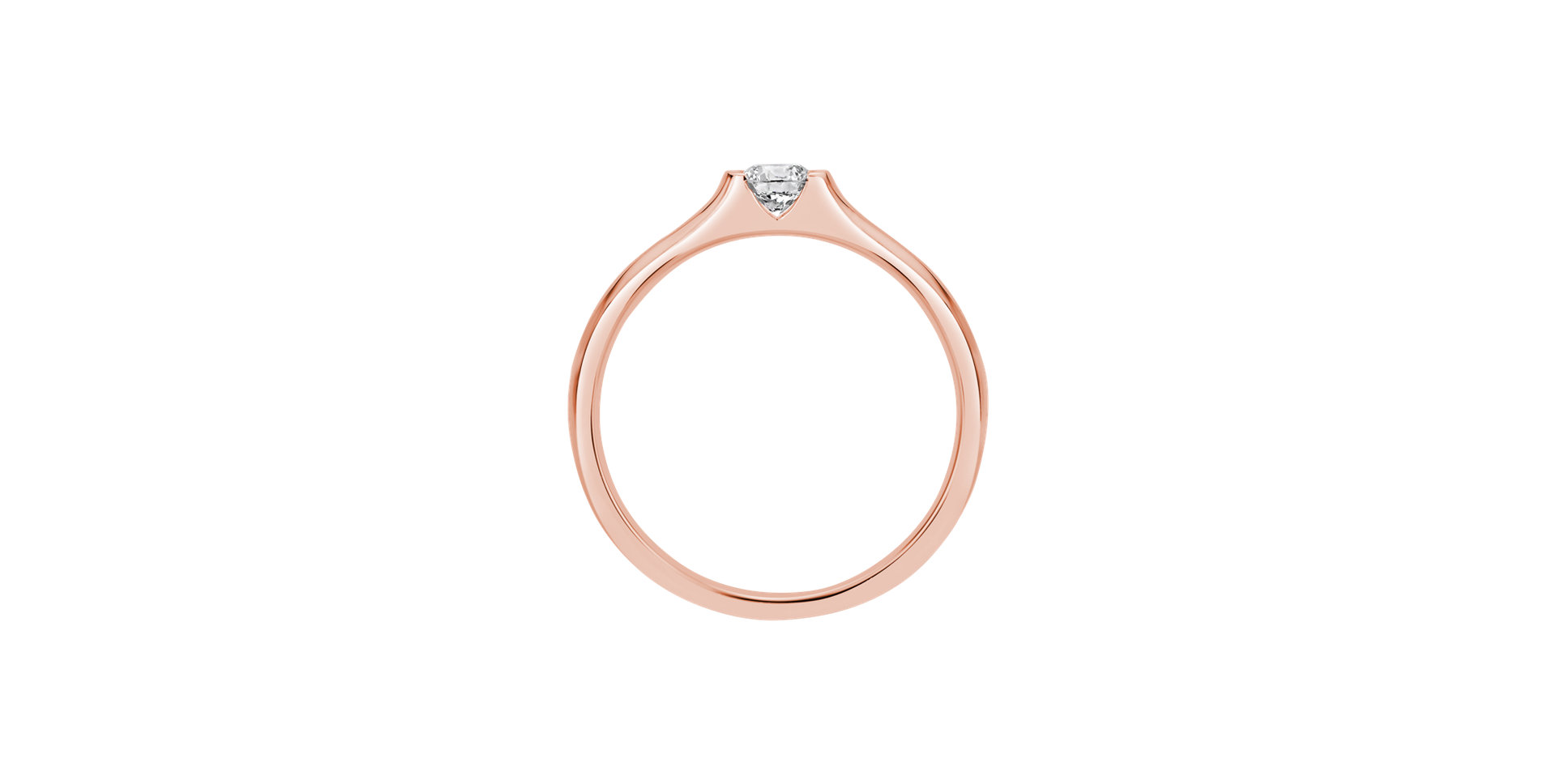 Prsteň s diamantom Brilliant Love