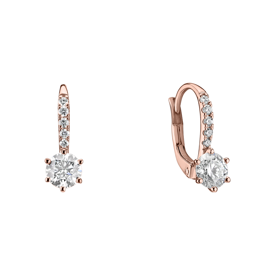 Náušnice s diamantmi Essential Glow