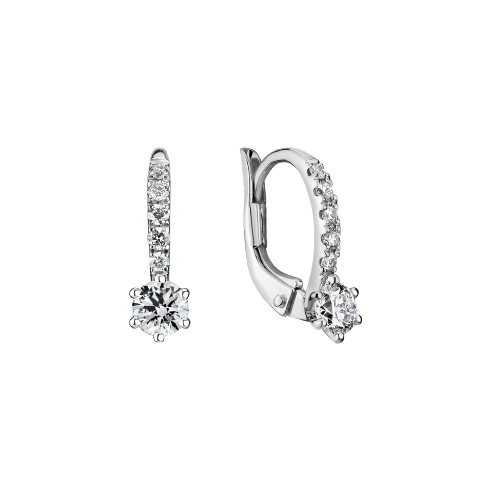 Náušnice s diamantmi Essential Glow