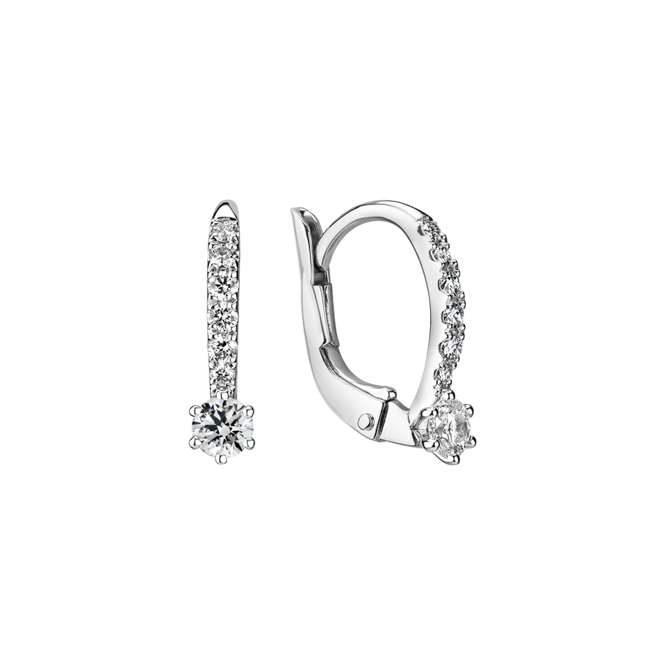 Náušnice s diamantmi Essential Glow