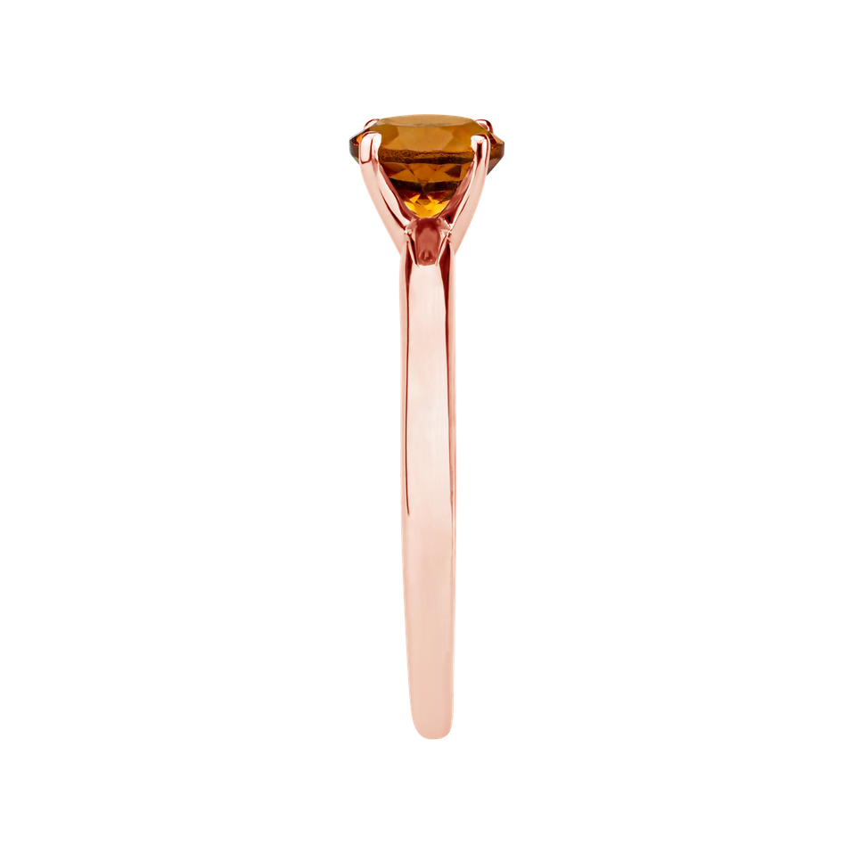 Prsteň s citrínom madeira Bonbon