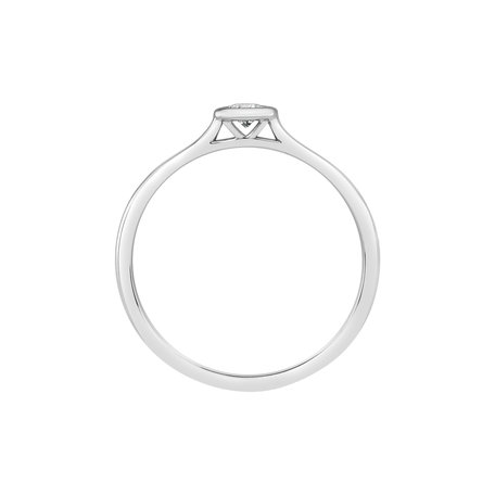 Prsteň s diamantom Classy Dot