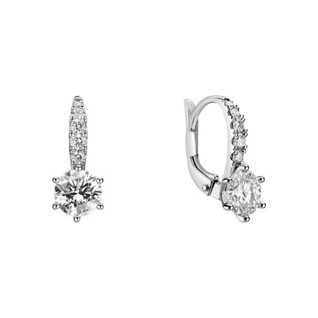Náušnice s diamantmi Essential Glow