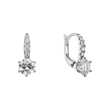 Náušnice s diamantmi Essential Glow