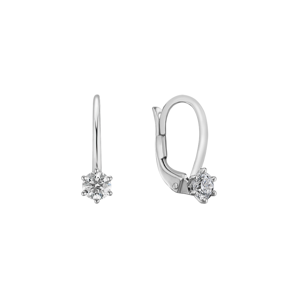 Náušnice s diamantom Everyday Glow