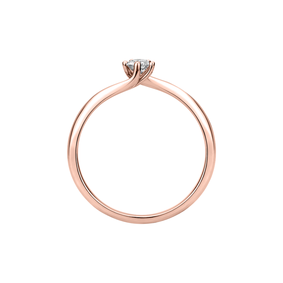 Prsteň s diamantom Vivid Love